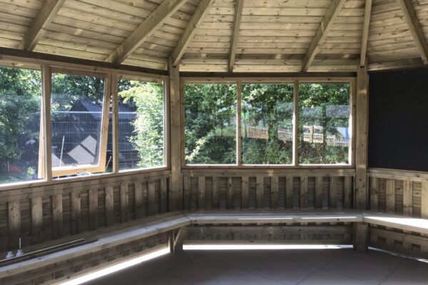 outdoor wooden classroom