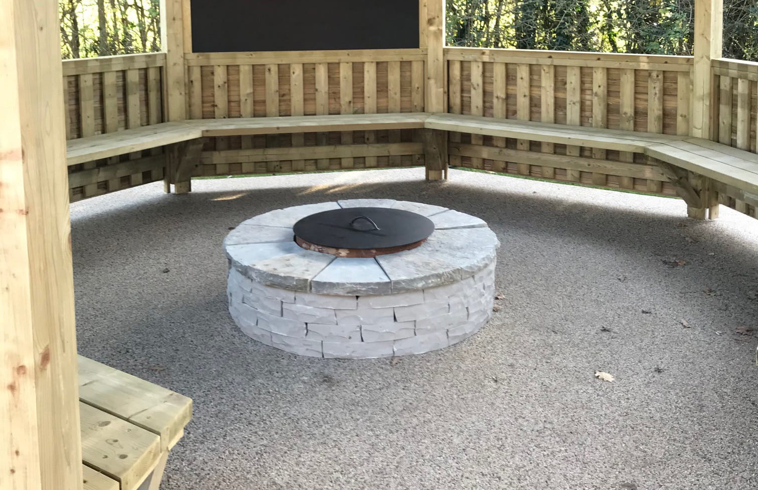 Fire Pits in Shelters